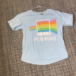 women’s xs polaroid blue long sleeve